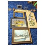 Pictures & picture frames.