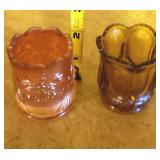 Old Carnival Glass Marigold Wreathed Cherry , and