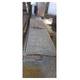 24 sheets of corrugated old barn metal