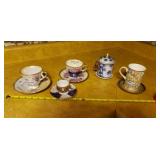 Saucers and tea cups includes Norleans