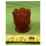 L. E. Smith moon and stars toothpick holder