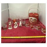 Coca-Cola Santa and polar bear ice chest,