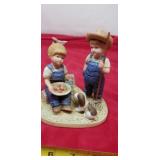 Denim Days by homco figurine,  Summer Harvest