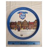 Old Style Beer Tin Advertising Tray