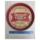 Rheingold Lager Beer Tin Advertising Tray