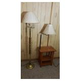 2 floor lamps