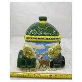 Gibson John Deere cookie jar with some chips on
