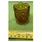 L. E. Smith moon & stars toothpick holder