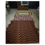 Three handmade afghans