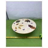 Leaf design dessert stand