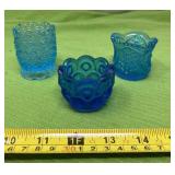 L. E. Smith moon and stars tooth pick holders