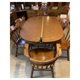 Dining room table 60 x 42 x 29 high with three
