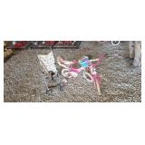 Kids bikes and stroller