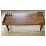 Wood coffee table 51 w x 19.5 l