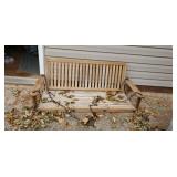 Porch swing w chains