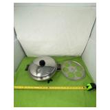 Saladmaster electric pan with lid and cord
