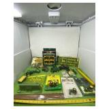 New John Deere ornaments, ruler, salt & pepper