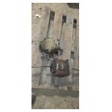 Two hydraulic pumps one is a John Deere tractor