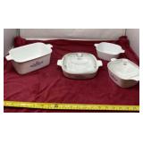 Corning Ware blue corn flower pattern casserole