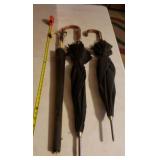 3 blk umbrellas