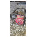 Gas water pump 6.5 hp works.