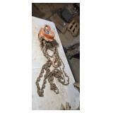 Allied 2 ton overhead chain hoist
