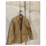 CAT jacket size large with some grease stains