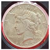 1935-S Peace Silver Dollar