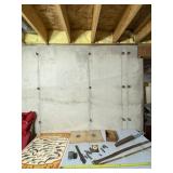 Classic Guns poster, filet knife, targets, ammo