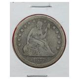 1877-S Seated Liberty Quarter