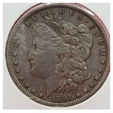 1891-O Morgan Silver Dollar