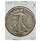 1944-D Walking Liberty half dollar