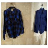 Jc Penny size large polyester button up and