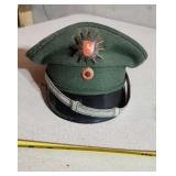 1989 SAXONY WEST GERMANY POLICE POLIZEI GREEN CAP