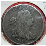 1806 Draped Bust Half Cent