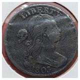 1803 Drapped Bust 1C