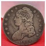 1835 Caped Bust Half Dollar