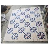 Handmade Quilt 83x70 some stains