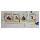 1966 8 x 10 Horse Paintings By Allie