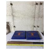 Wood softball bat and U of I seat cushions