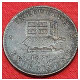 1837 Hard Times Token
