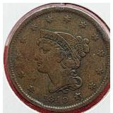 1840 Braided Hair Cent