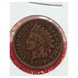 1887 Indian Head Penny