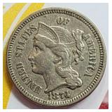 1874 Three Cent Nickel