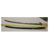 American Revolutionary War Era Sword and leather