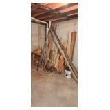 Corner Full Of Lumber and Brick You Must Remove