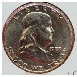 1953-D Franklin Silver Half Dollar