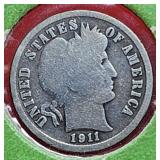 1911 Barber Dime