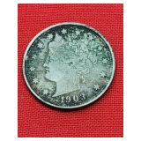 1903 Liberty Nickel With Cents