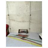 York and wood bows, colored feathers